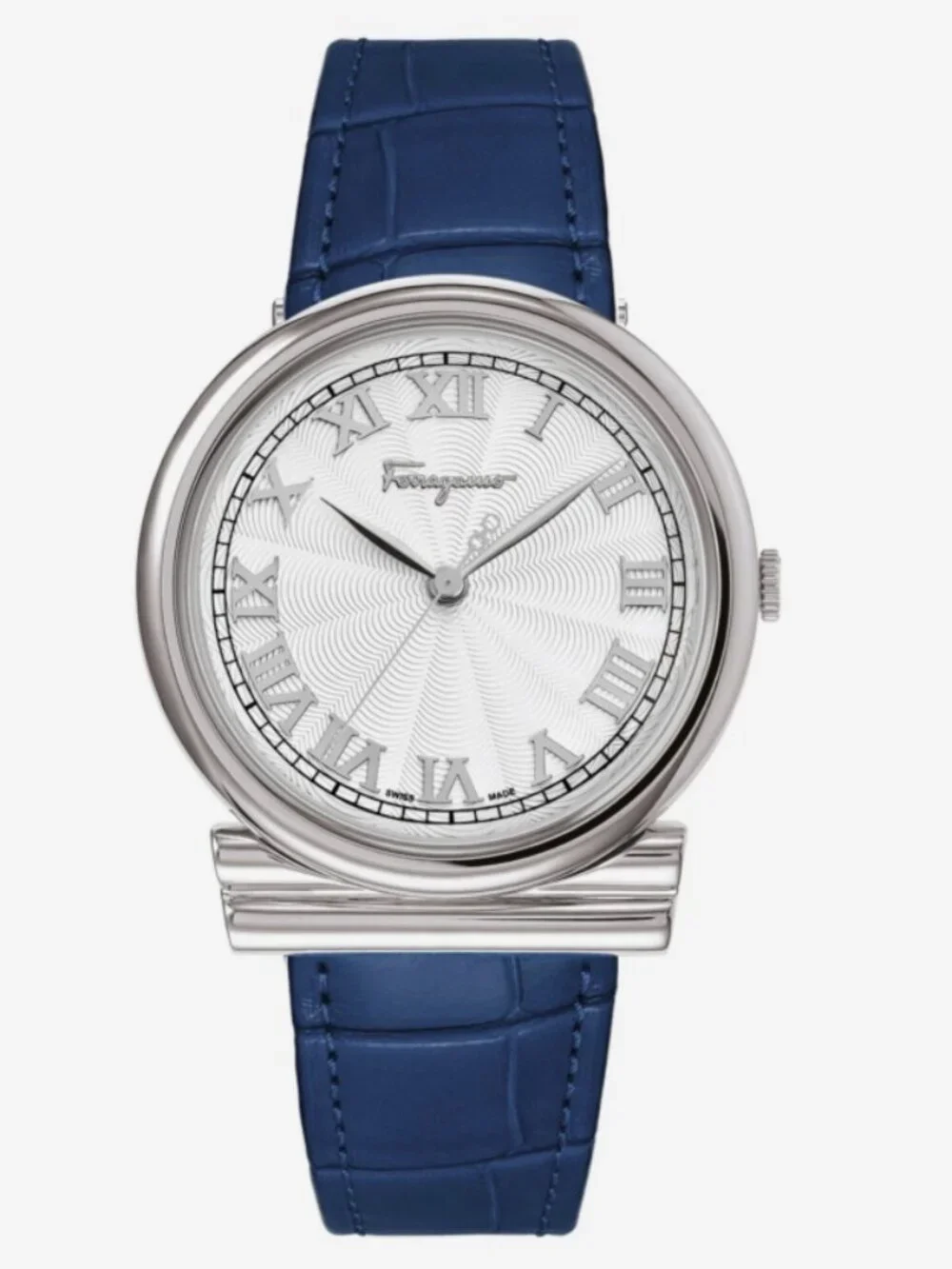 Ferragamo Womens Stainless Steel 34mm Strap Fashion Watch